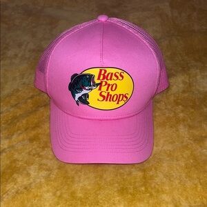 Barbie pink Bass Pro Shops Hat.